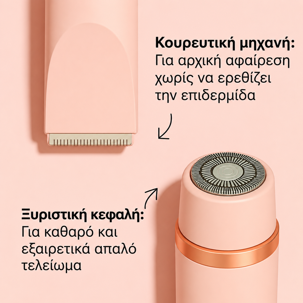 Viareline™ – Αποτριχωτική Συσκευή 2 σε 1